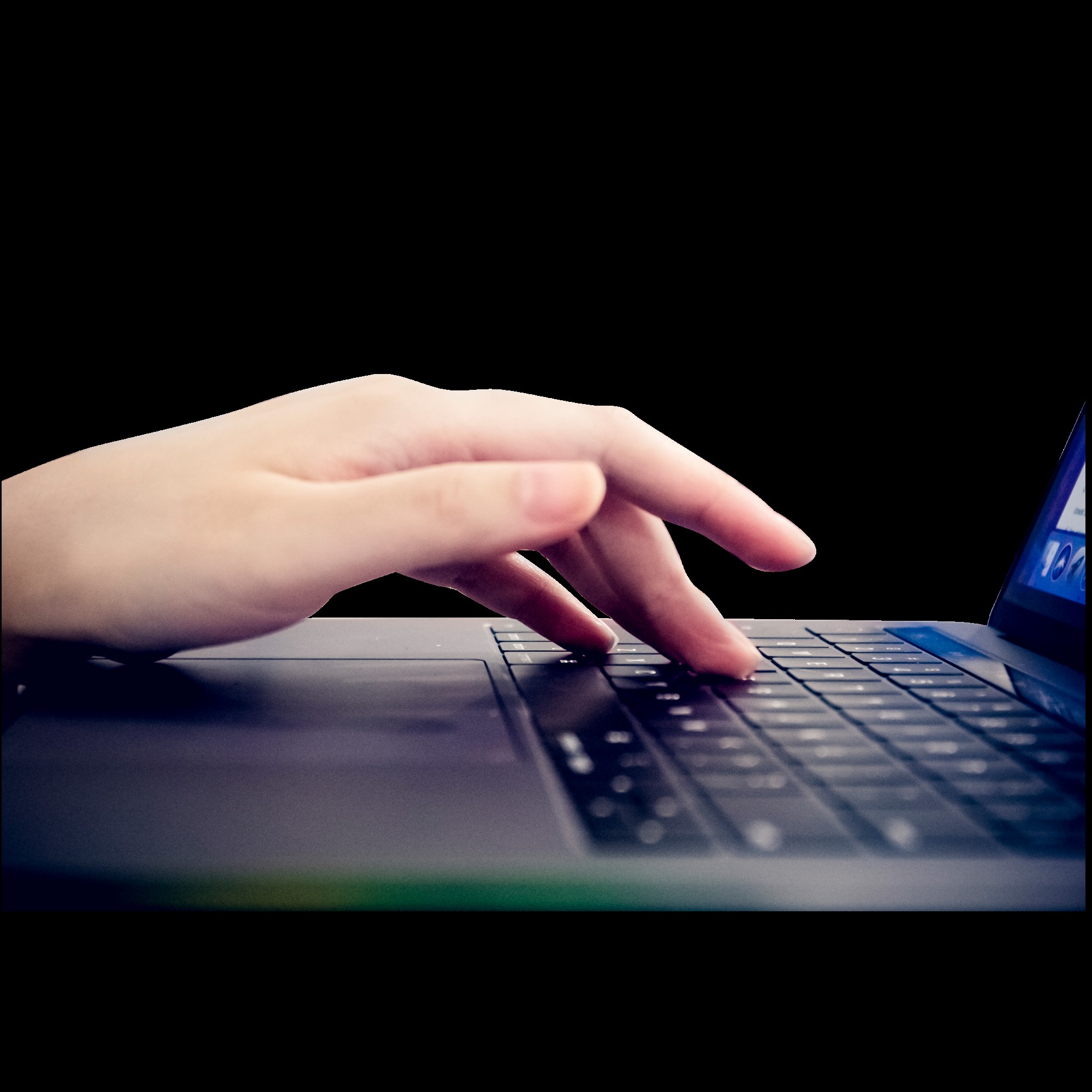 Conveyancing secretary typing legal documents